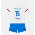 Billige Barcelona Andreas Christensen #15 Børnetøj Udebanetrøje til baby 2023-24 Kortærmet (+ korte bukser)
